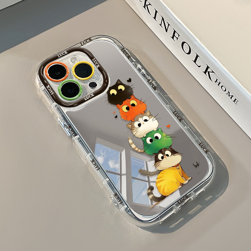 Phone Cases Xr Iphone - Korean Cute Funny Cat Air Cushion