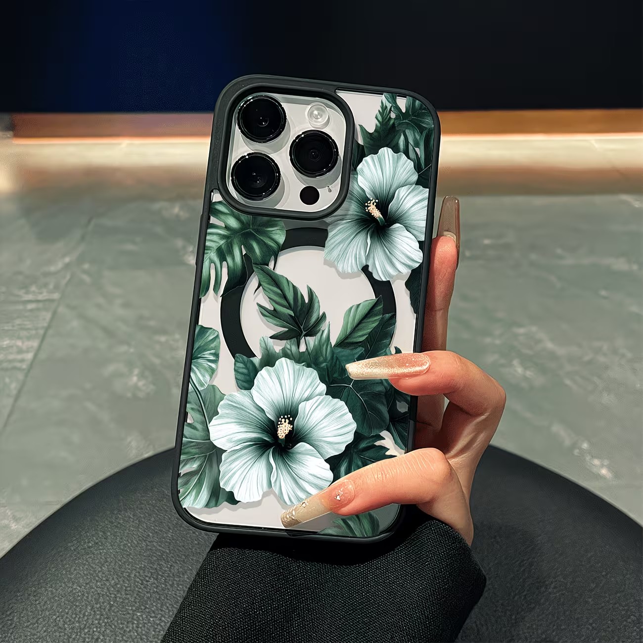 Phone Cases Xr Iphone - Green Floral Print Phone Case For