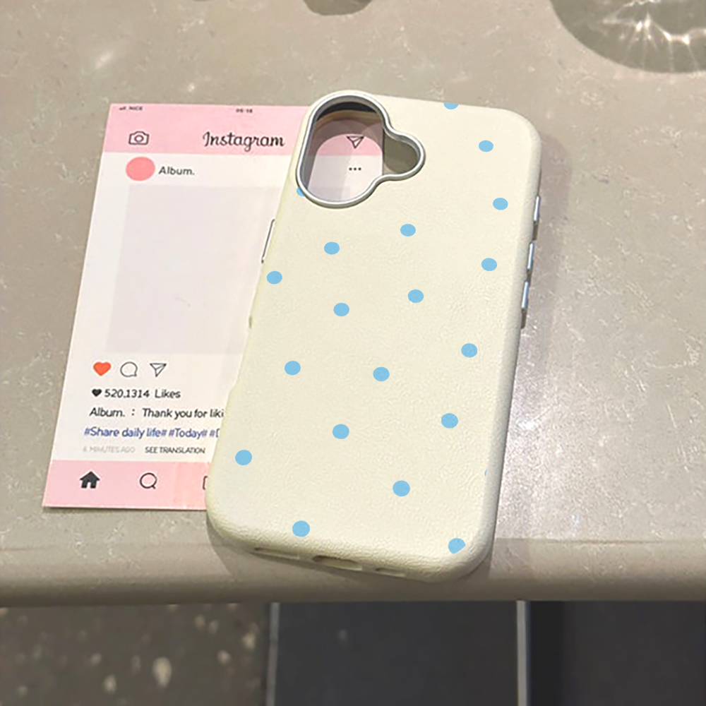 Simple Blue Polka Dots Phone C - Phone Cases Galaxy A16 5G review and price