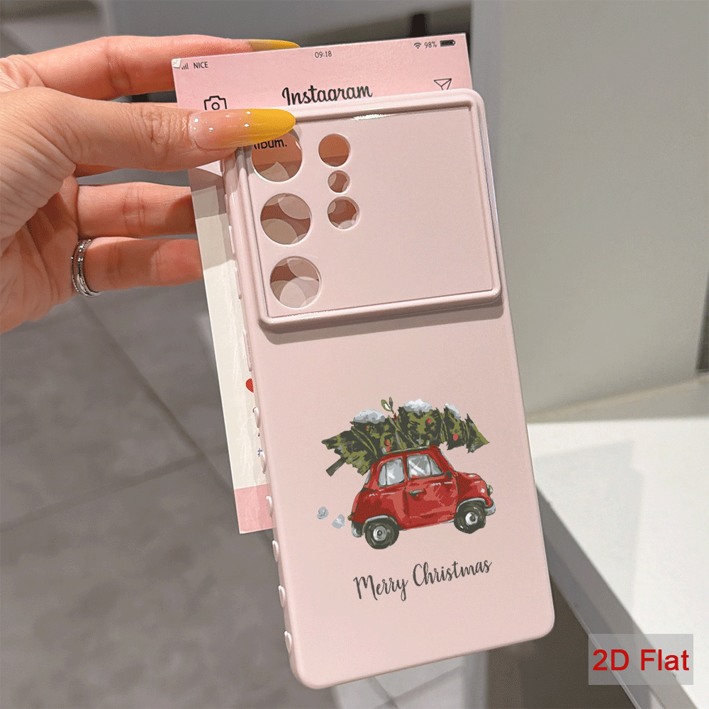 Red Car Christmas Tree Illustr - Phone Cases Xiaomi 15 review and price