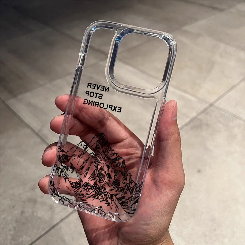 Never Exploring Mountain Line  - Phone Cases For Iphone 16 review and price