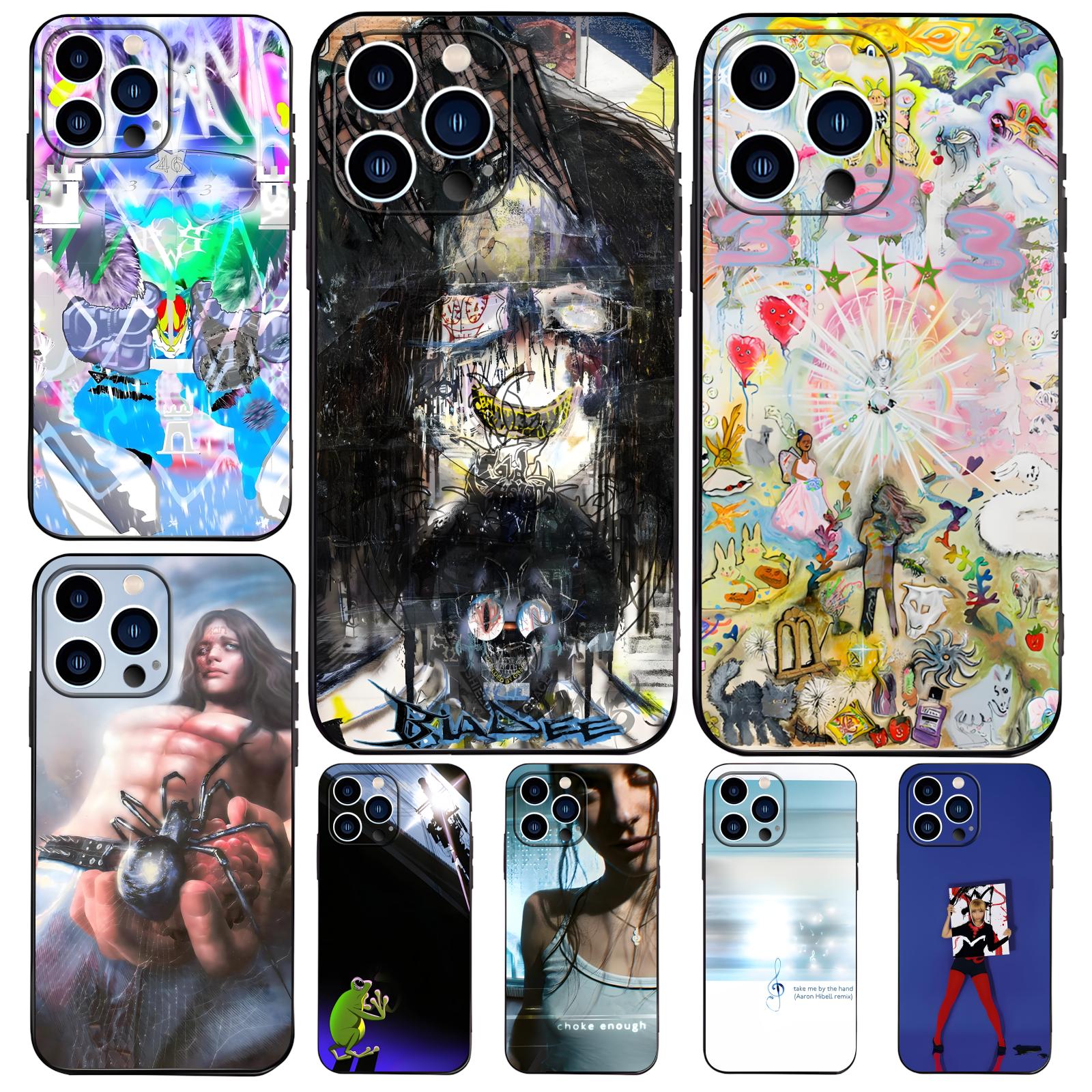 Music Albums B-Bladee 333  Pho - Phone Cases Iphone 13 review and price