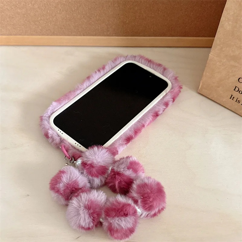 Fashion Leopard Furry Plush Le - Phone Cases Iphone 13 review and price