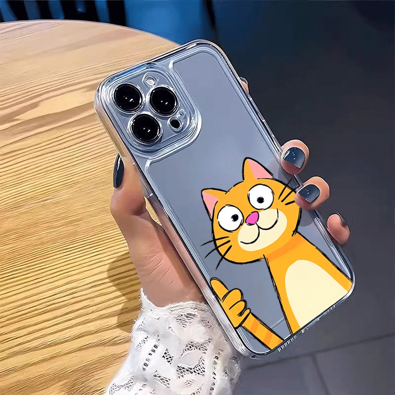 Cute Cartoon Orange Cat Phone  - Phone Cases Xiaomi 15 review and price